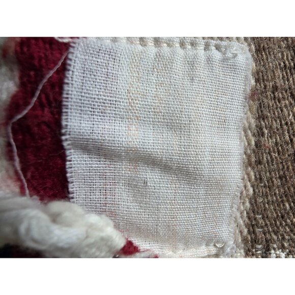 Mexican Serape Blanket Multicolor Stripes Handwoven Throw Fringe Edges 47"x84" - Picture 7 of 8